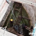 Ремонт подводной задвижки на глубине 18 метров Ремонт подводной задвижки на глубине 18 метров