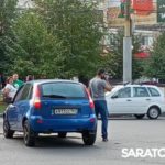 В Энгельсе на оживленном перекрестке произошло ДТП
