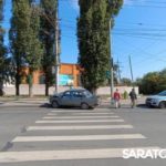 На 50 лет Октября в Саратове «семерка» врезалась в столб