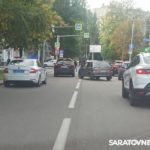 «14-я» и Renault создали пробку на Вольской в Саратове