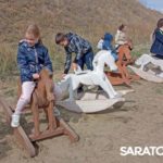 Укек: саратовцы ходили на ходулях, гадали на костях и вели раскопки древнего города Укек: саратовцы ходили на ходулях, гадали на костях и вели раскопки древнего города