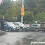 На Стрелке в Саратове Ford влетел в столб На Стрелке в Саратове Ford влетел в столб