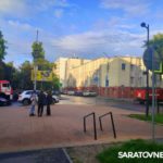 В Саратове горит мусоропровод в многоэтажке на улице Зарубина В Саратове горит мусоропровод в многоэтажке на улице Зарубина