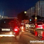 Две «Лады» создали длинную пробку на Тархова в Саратове
