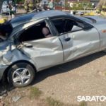 Иномарка попала под поезд на железнодорожном переезде в Ртищеве Иномарка попала под поезд на железнодорожном переезде в Ртищеве
