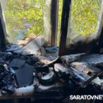 Ночью из горящей квартиры в девятиэтажке эвакуировали 22 саратовца