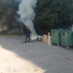 Житель Энгельса устроил пожар, обжигая холодильник на металл