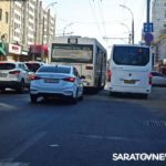 Транспортный коллапс на Московской в Саратове: не ходят четыре троллейбусных маршрута Транспортный коллапс на Московской в Саратове: не ходят четыре троллейбусных маршрута