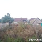 Утром в Балаковском районе горел деревянный дом