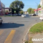 В Энгельсе на перекрестке столкнулись два автомобиля В Энгельсе на перекрестке столкнулись два автомобиля