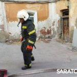 В Саратове горит памятник архитектуры на Яблочкова | ВИДЕО