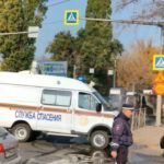 У Cтудгородка в Саратове перевернулся и загорелся «УАЗ»: водитель не выжил