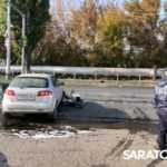 У Cтудгородка в Саратове перевернулся и загорелся «УАЗ»: водитель не выжил