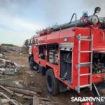 В Шумейке горит несанкционированная свалка
