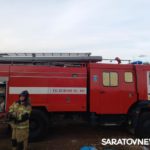 В Шумейке горит несанкционированная свалка