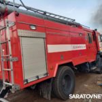 В Шумейке горит несанкционированная свалка