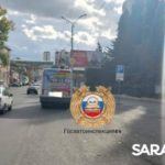На Радищева в Саратове маршрутка сбила пешехода На Радищева в Саратове маршрутка сбила пешехода