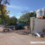 В Саратове сравняли с землей сгоревший Дом купеческого пароходства