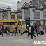 У Крытого рынка саратовцы участвовали в кулинарном шоу «Повара на колесах» У Крытого рынка саратовцы участвовали в кулинарном шоу «Повара на колесах»