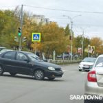 Две иномарки раскидало на Тархова в Солнечном Две иномарки раскидало на Тархова в Солнечном