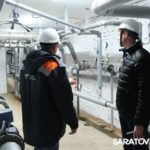Представители аппарата Уполномоченного по правам человека в Саратовской области познакомились со схемой работы системы отопления
