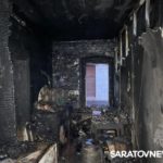 На ночном пожаре в Саратове погиб мужчина На ночном пожаре в Саратове погиб мужчина