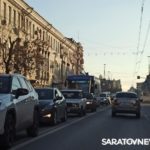 В Саратове на улице Чапаева легковушка столкнуласть с автобусом