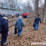 За утро в Саратове трижды останавливались трамваи № 3 из-за поломки За утро в Саратове трижды останавливались трамваи № 3 из-за поломки