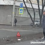 Тройное ДТП затрудняет движение транспорта в Кировском районе Саратова