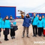 Служебных птиц саратовских мусоросортировочных комплексов подготовили к зиме