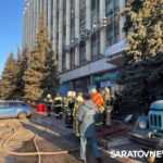 На проспекте 50 лет Октября в Саратове горело кафе