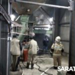 На элеваторе саратовского поселка горели семена подсолнечника На элеваторе саратовского поселка горели семена подсолнечника