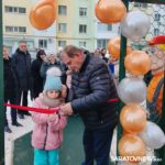 «Т Плюс» установила в микрорайоне «3Г» спортплощадку «Т Плюс» установила в микрорайоне «3Г» спортплощадку