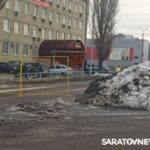 На Блинова в Саратове затор из-за коммунальных работ