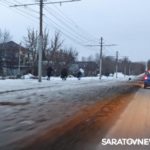 Саратовцы пошли на работу пешком из-за сломавшегося трамвая Саратовцы пошли на работу пешком из-за сломавшегося трамвая