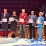 В Саратовском цирке прошла церемония специального гашения памятного почтового конверта