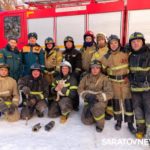 Саратовские пожарные вынесли кота из горящего дома на Заовражной