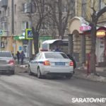 Mitsubishi влетел в «14-ю» на Чапаева в Саратове