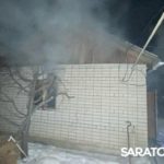 Ночью в Балакове горела баня