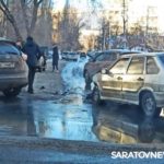 В Саратове «14-я» влетела в Nissan