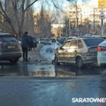 В Саратове «14-я» влетела в Nissan