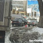На Шехурдина в Саратове столкнулись две иномарки