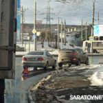 На Шехурдина в Саратове столкнулись две иномарки