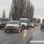 В Саратове у автомобиля Hyundai оторвало дверь после столкновения с Lifan