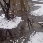 Двор многоэтажки в центре Энгельса неделю затапливает канализация.