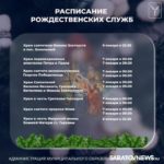 В храмах Саратова пройдут Рождественские богослужения