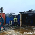 На 7-й Дачной в Саратове горит склад с пиломатериалами На 7-й Дачной в Саратове горит склад с пиломатериалами