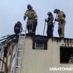 На 7-й Дачной в Саратове горит склад с пиломатериалами На 7-й Дачной в Саратове горит склад с пиломатериалами