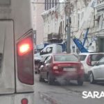 На Московской в Саратове столкнулись две легковушки и задели автовышку На Московской в Саратове столкнулись две легковушки и задели автовышку