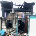 В Энгельсе горела летняя кухня: хозяин получил ожоги